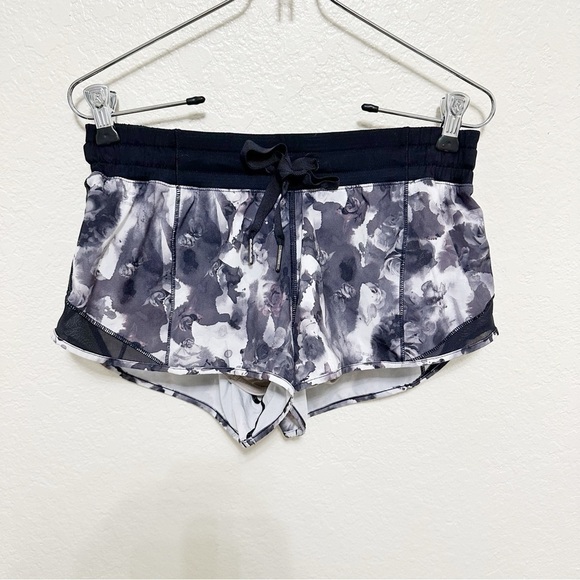 Lululemon Hotty Hot Short Mini Obscurred Black Dusty Mauve / Black size 4 - Picture 5 of 10